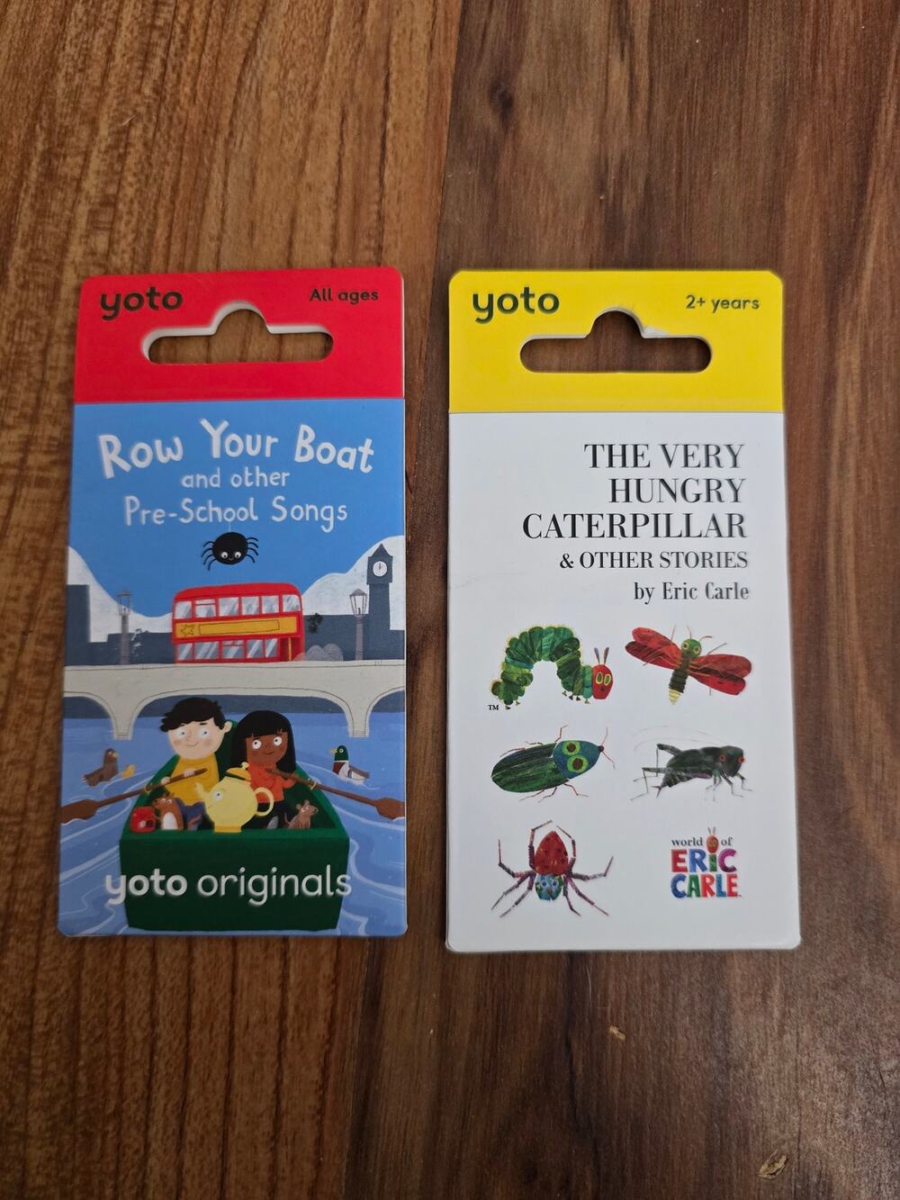 Yoto Player Row Your Boat and The Very Hungry Carterpillar And Other Stories New